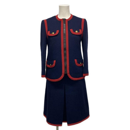 Gucci Skirt Suit Size 38 S Women - 545460 Zaak4 544863 Zaak4 Dark Navy And Red