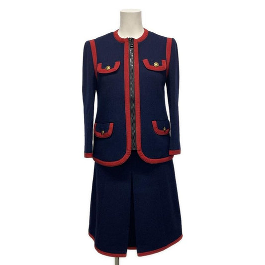 Gucci Skirt Suit Size 38 S Women - 545460 Zaak4 544863 Zaak4 Dark Navy And Red