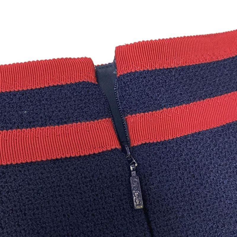 Gucci Skirt Suit Size 38 S Women - 545460 Zaak4 544863 Zaak4 Dark Navy And Red