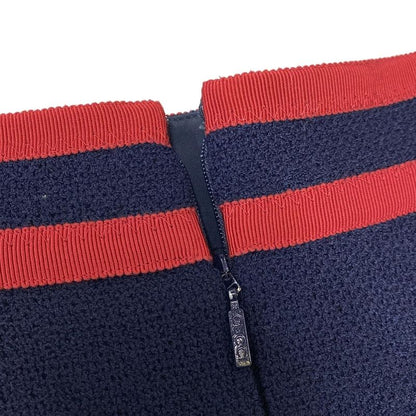 Gucci Skirt Suit Size 38 S Women - 545460 Zaak4 544863 Zaak4 Dark Navy And Red