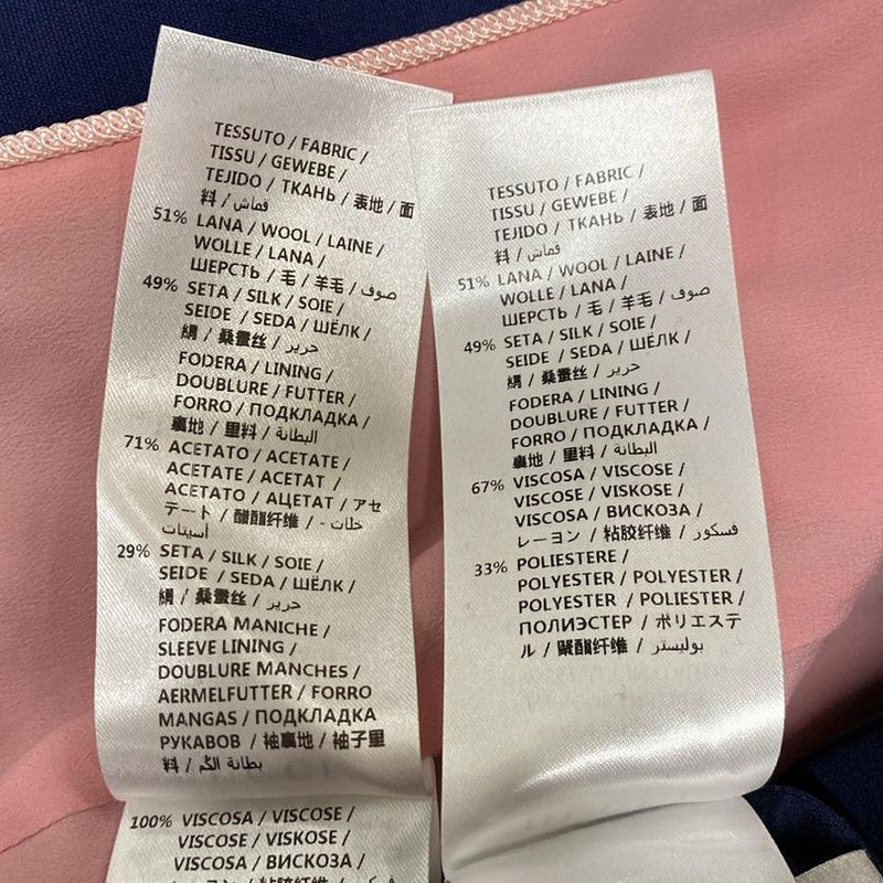 Gucci Skirt Suit Size 38 S Womens - 432417 Zhm88 436198 Zhm88 Navy Silk Blend