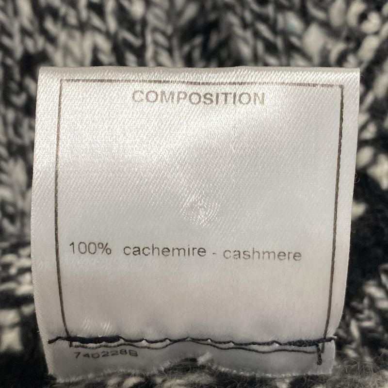 Chanel Cardigan Size 36 S Women - P26601 Black And White Long Sleeves Zip Up