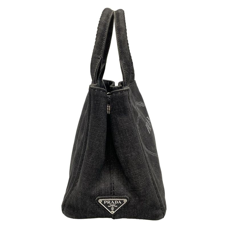Prada Tote Bag Canapa Gray