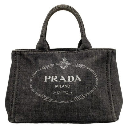Prada Tote Bag Canapa Gray