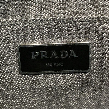 Prada Tote Bag Canapa Gray