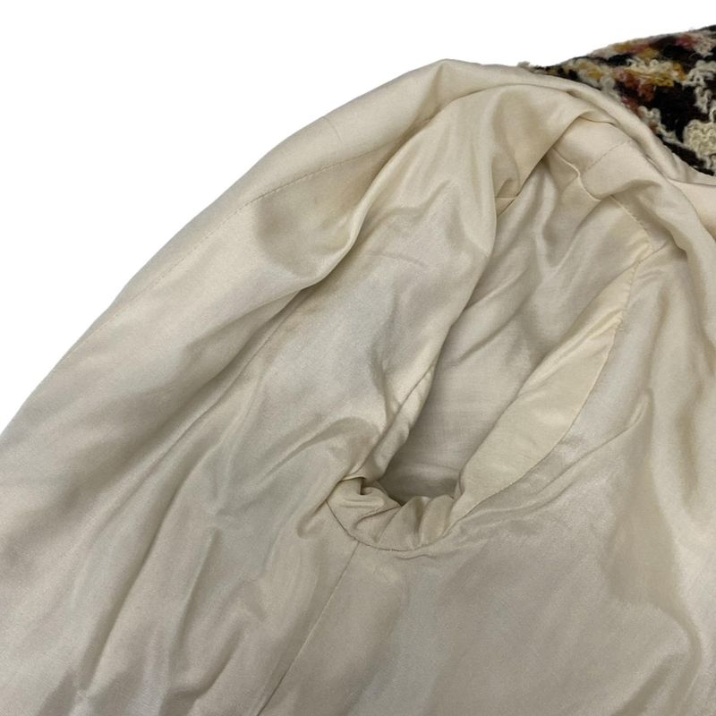 Chanel Skirt Suit Women 28278 20309 Beige X Black X Multi Wool