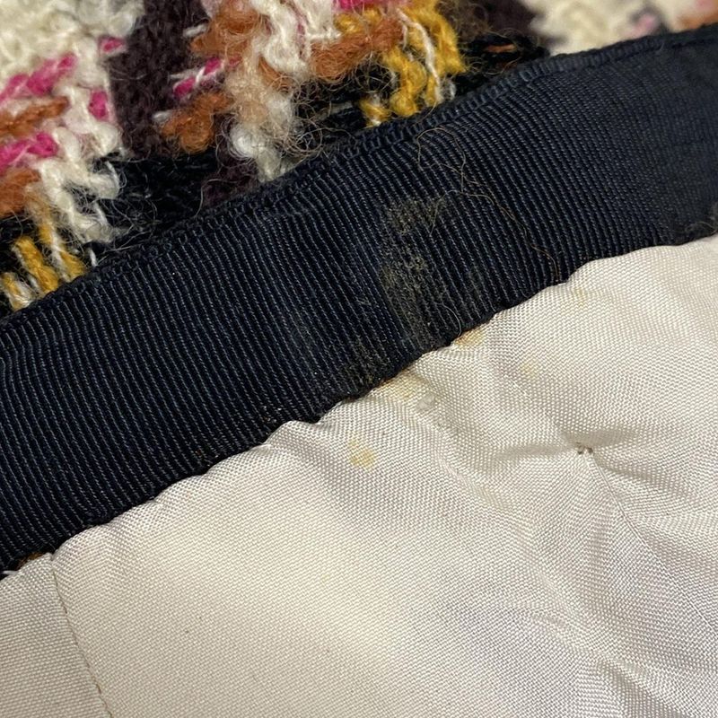 Chanel Skirt Suit Women 28278 20309 Beige X Black X Multi Wool