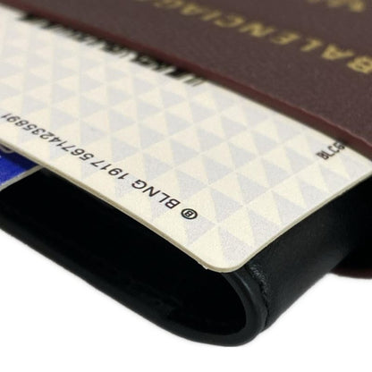 Balenciaga Long Wallet Passport Long Wallet 787777 Bordeaux 2 Tickets