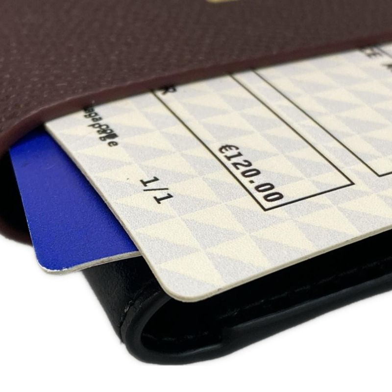 Balenciaga Long Wallet Passport Long Wallet 787777 Bordeaux 2 Tickets