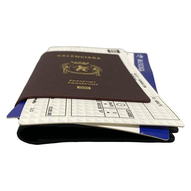 Balenciaga Long Wallet Passport Long Wallet 787777 Bordeaux 2 Tickets