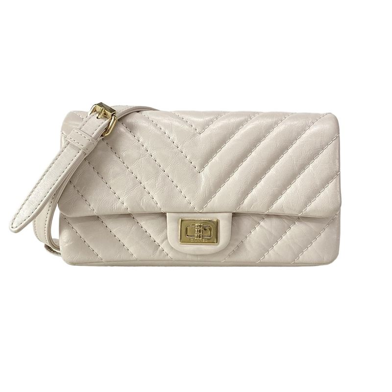 Chanel Shoulder Bag 2.555 V-stitch (chevron) Pink Chain Shoulder Gold Hardware