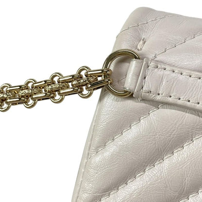 Chanel Shoulder Bag 2.555 V-stitch (chevron) Pink Chain Shoulder Gold Hardware