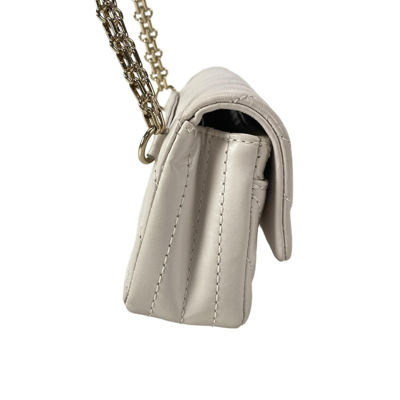 Chanel Shoulder Bag 2.555 V-stitch (chevron) Pink Chain Shoulder Gold Hardware