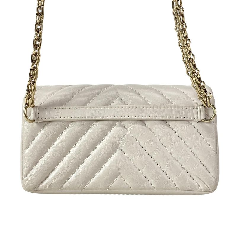 Chanel Shoulder Bag 2.555 V-stitch (chevron) Pink Chain Shoulder Gold Hardware