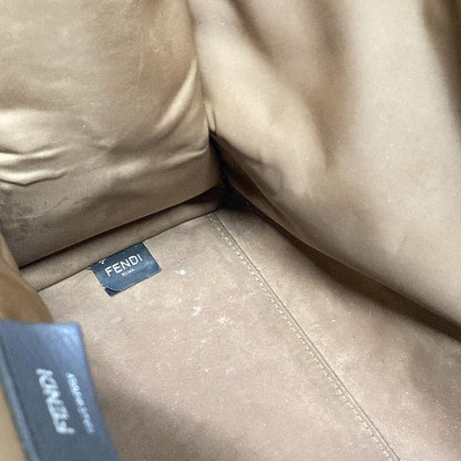 Fendi Tote Bag Sunshine Medium 8bh386-ahwc Beige Tortoiseshell Plexiglas Handle