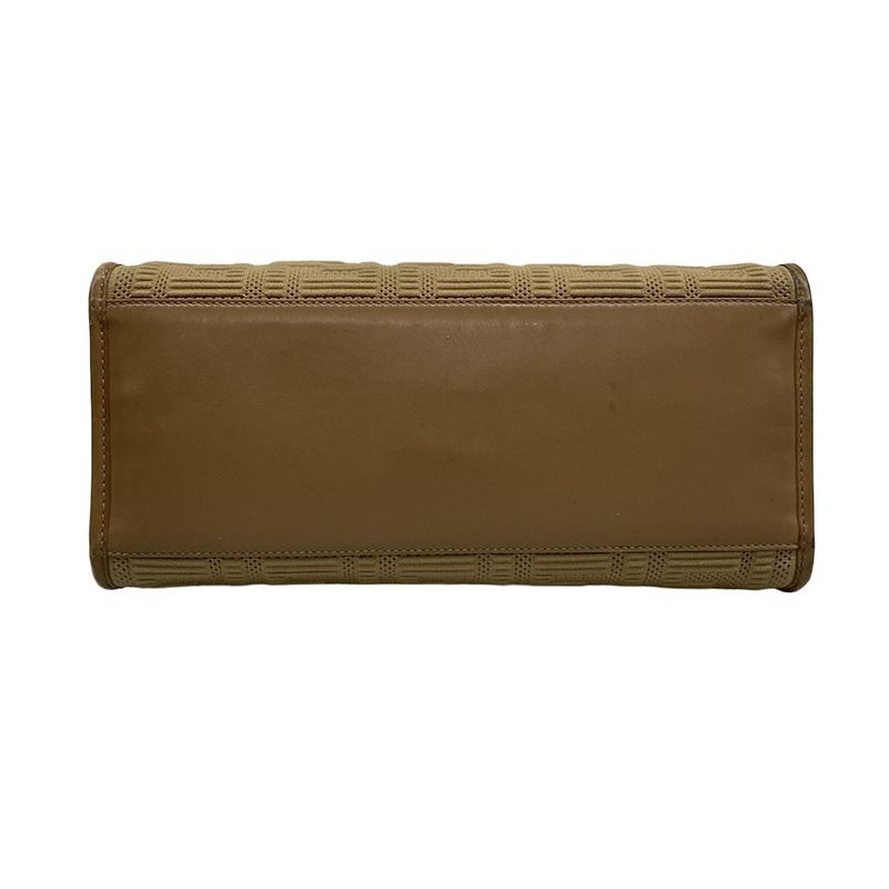 Fendi Tote Bag Sunshine Medium 8bh386-ahwc Beige Tortoiseshell Plexiglas Handle