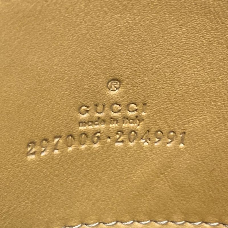 Gucci Tote Bag Horsebit 297006 Dark Yellow Tassel Leather