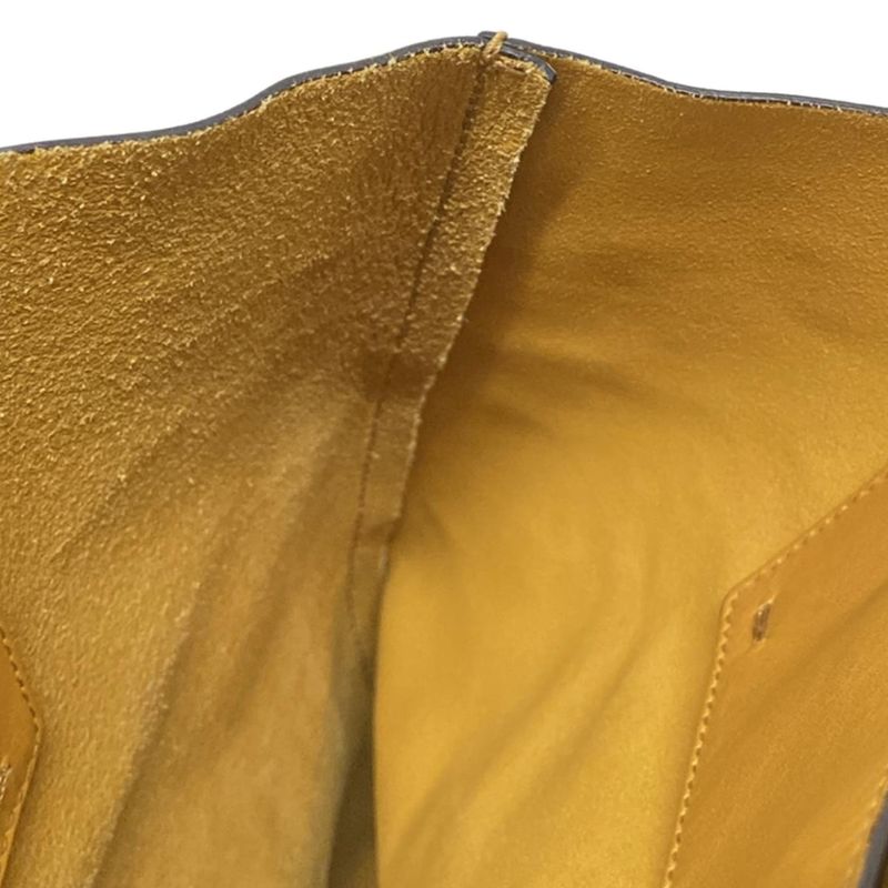 Gucci Tote Bag Horsebit 297006 Dark Yellow Tassel Leather