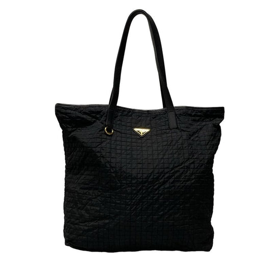 Prada Tote Bag - Br4371 Black Leather