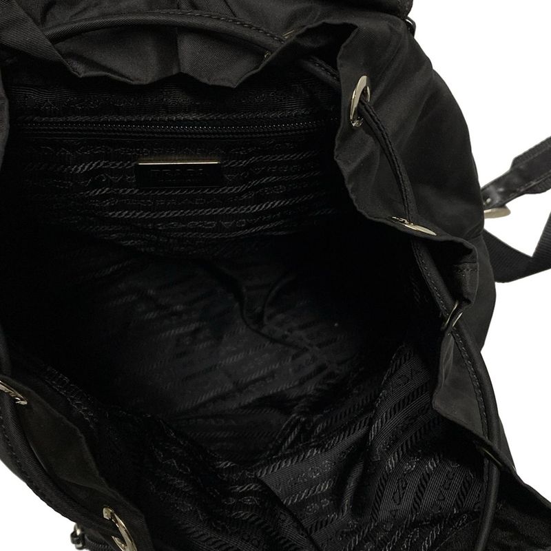 Prada Backpack Sac - Bz4650 Black Leather