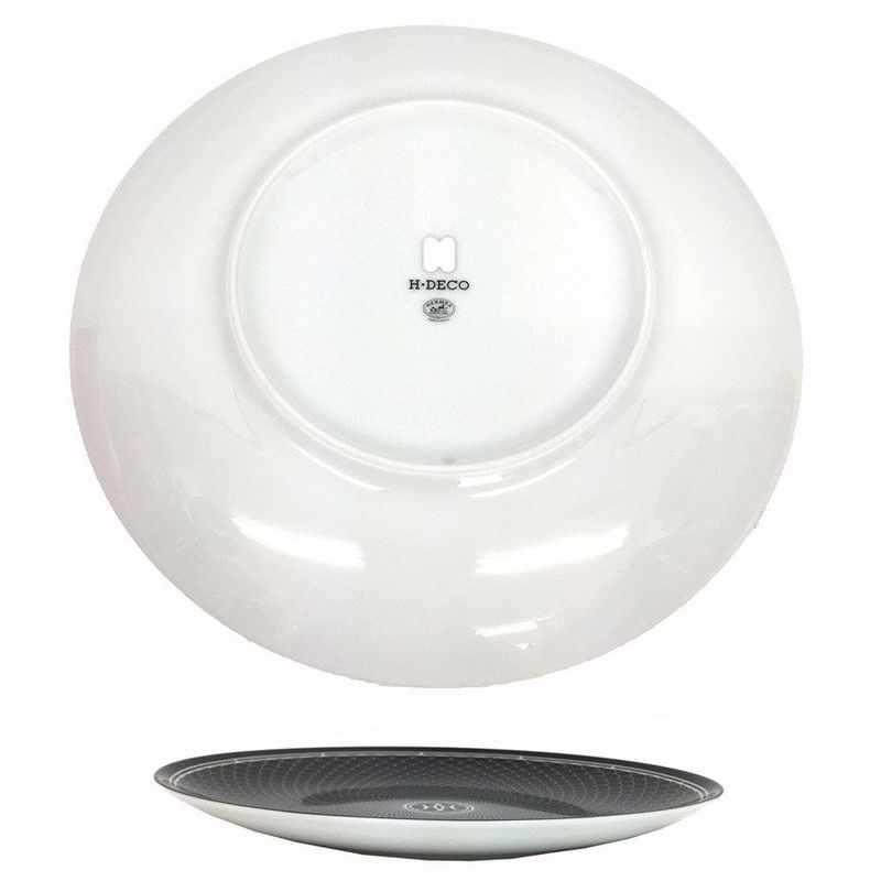 Sale Hermes Plate Pair H Deco Ash Deco Dess Ert Plate Aq7126