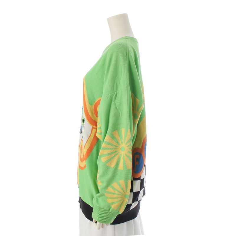 Gianni Versace 1993 S Miami South Beach Collection Knit Sweater Top Green 52