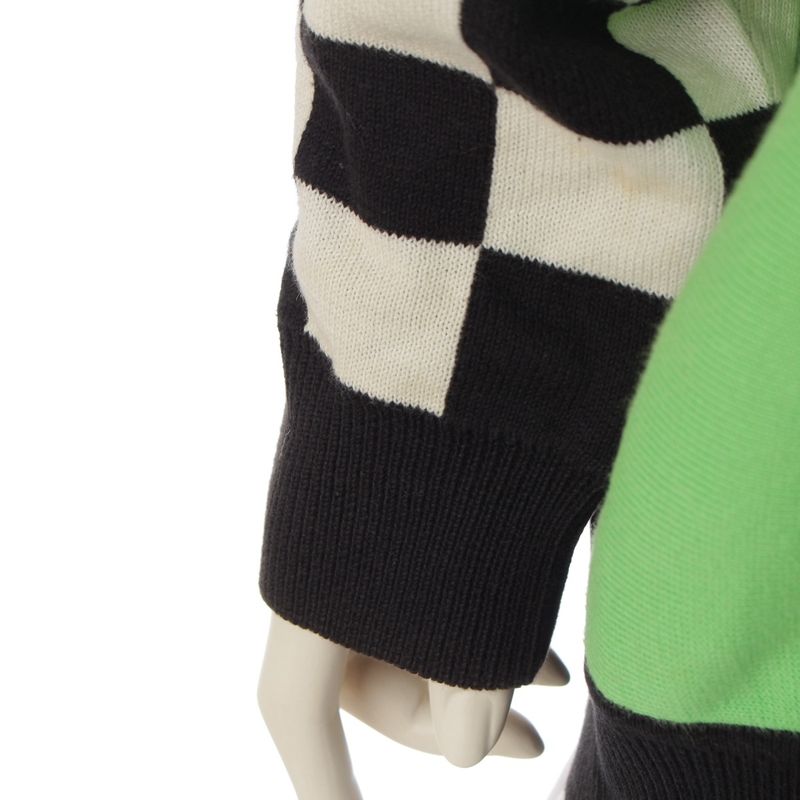 Gianni Versace 1993 S Miami South Beach Collection Knit Sweater Top Green 52