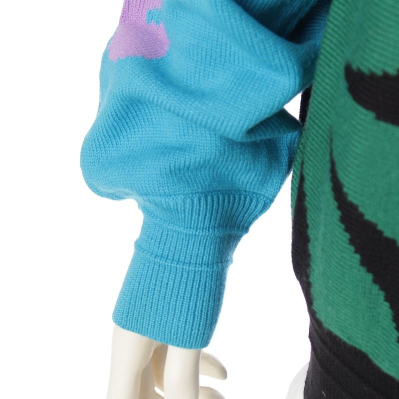 Gianni Versace 1993 S Miami South Beach Collection Knit Sweater Top Black