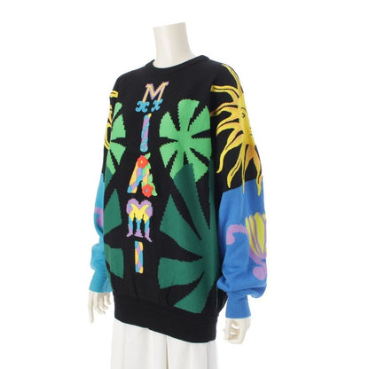 Gianni Versace 1993 S Miami South Beach Collection Knit Sweater Top Black