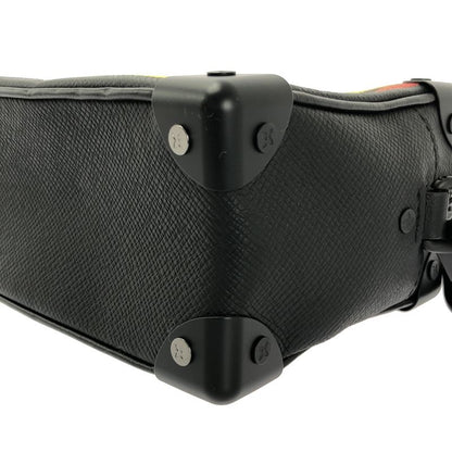 Louis Vuitton M30351 Taiga Soft Trunk Leather Chain Shoulder Bag - Black - Women