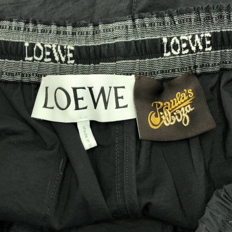 Loewe - Paula's Ibiza Anagram Embroidery Logo Drawstring Easy Pants - S - Black