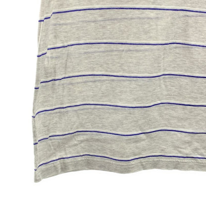 Dior Homme Dior Homme | 2009ss | Cotton Striped Polo Shirt | M | Gray | Men's