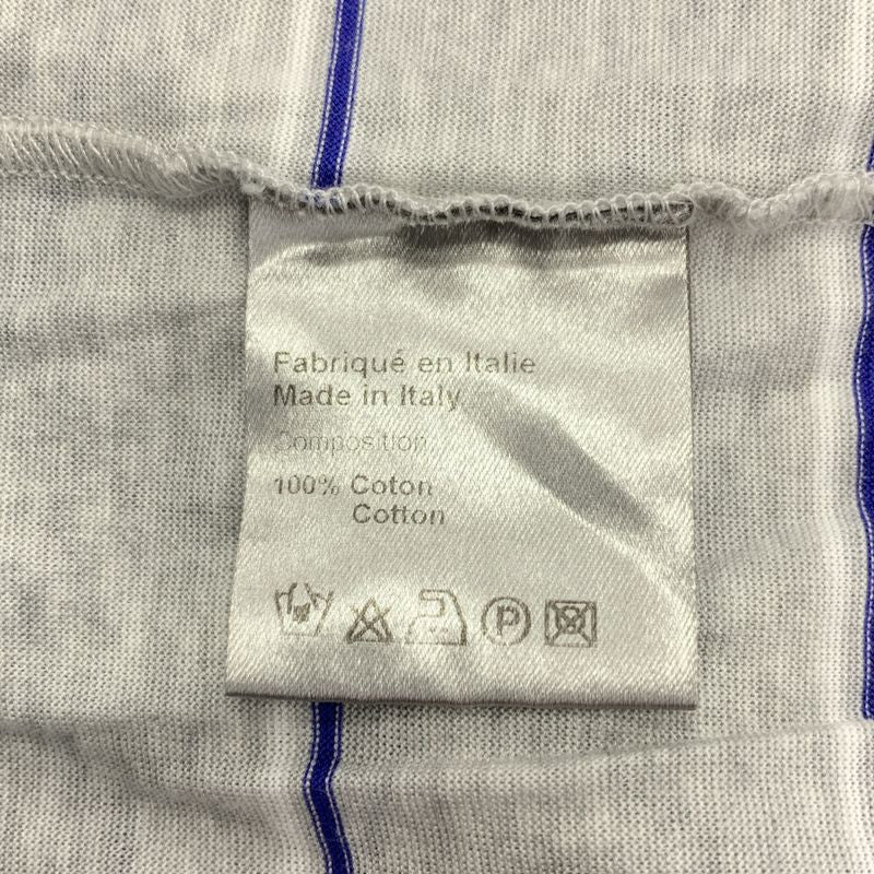 Dior Homme Dior Homme | 2009ss | Cotton Striped Polo Shirt | M | Gray | Men's