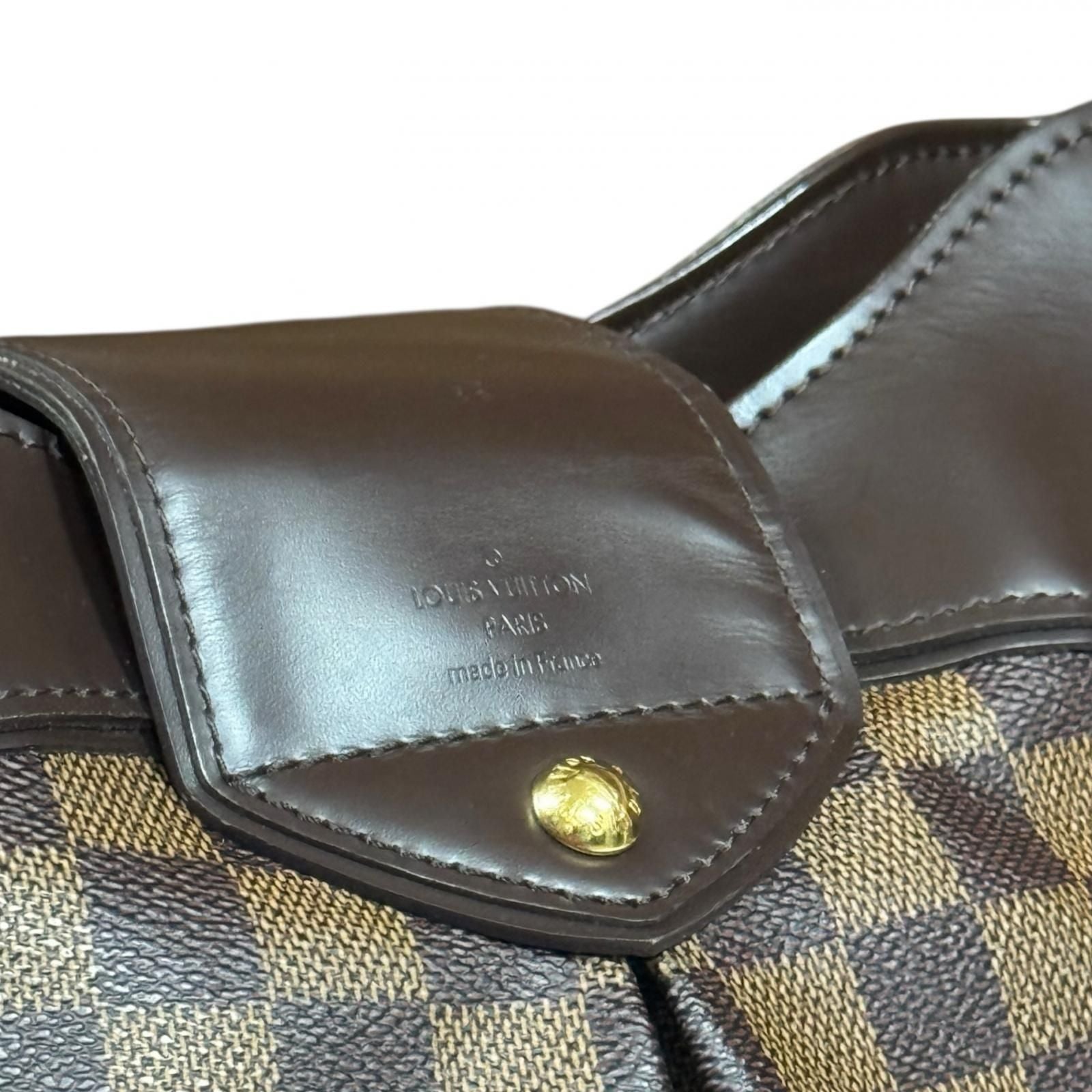 Louis Vuitton Sistine MM Damier Shoulder Bag Damier Canvas N41541 Brown Women's