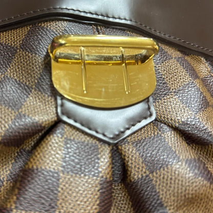 Louis Vuitton Sistine MM Damier Shoulder Bag Damier Canvas N41541 Brown Women's