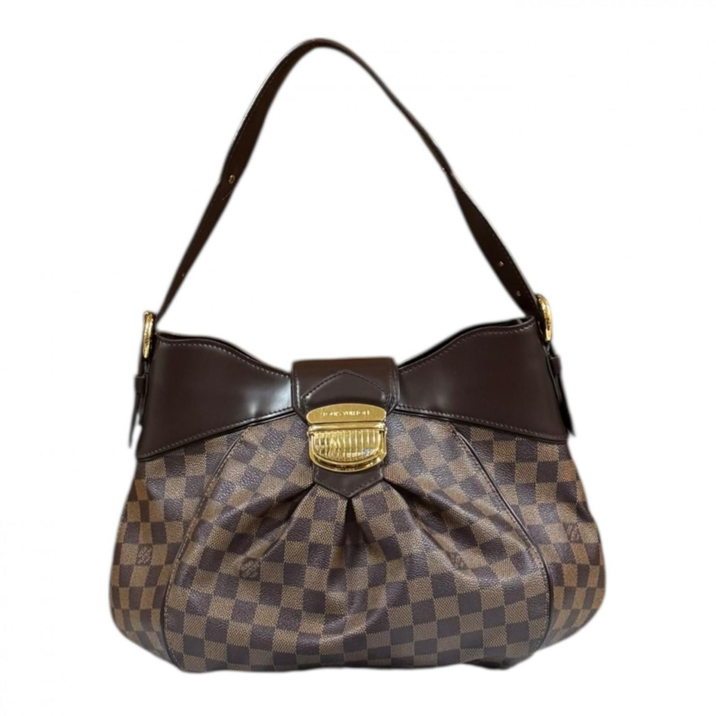 Louis Vuitton Sistine MM Damier Shoulder Bag Damier Canvas N41541 Brown Women's