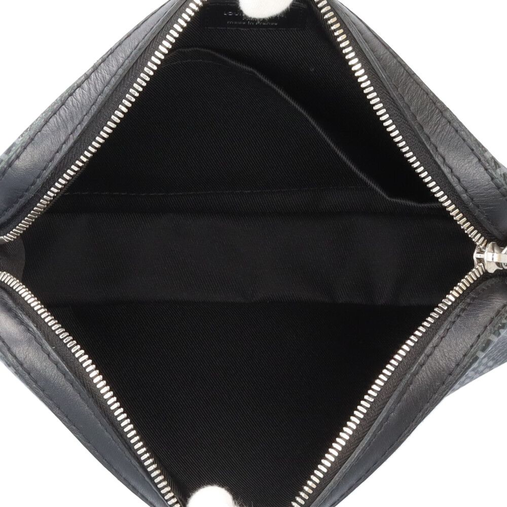 Louis Vuitton Trio Messenger Damier Graphite 3d Shoulder Bag PVC N50017 Black