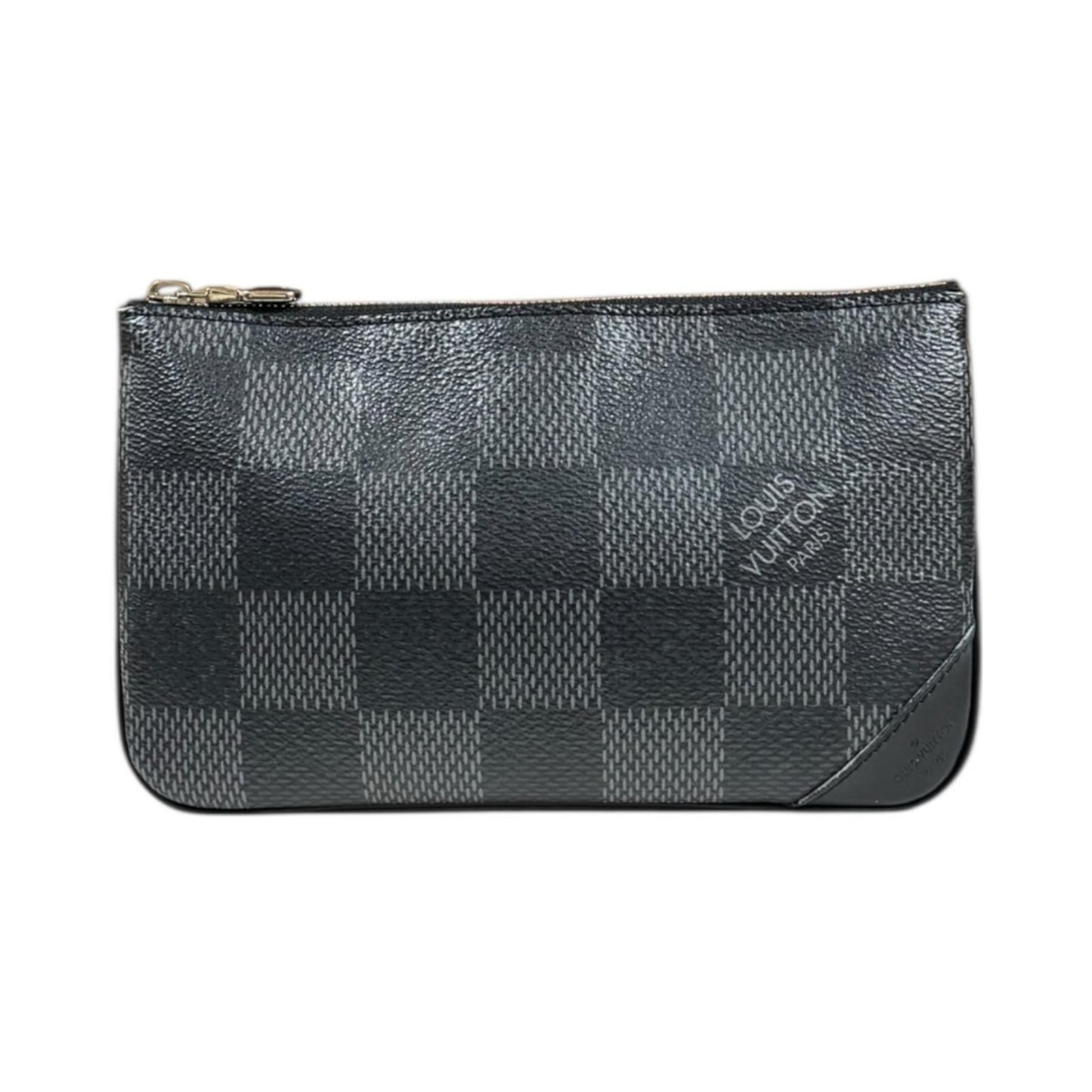 Louis Vuitton Trio Messenger Damier Graphite 3d Shoulder Bag PVC N50017 Black