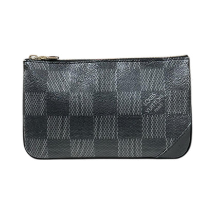 Louis Vuitton Trio Messenger Damier Graphite 3d Shoulder Bag PVC N50017 Black
