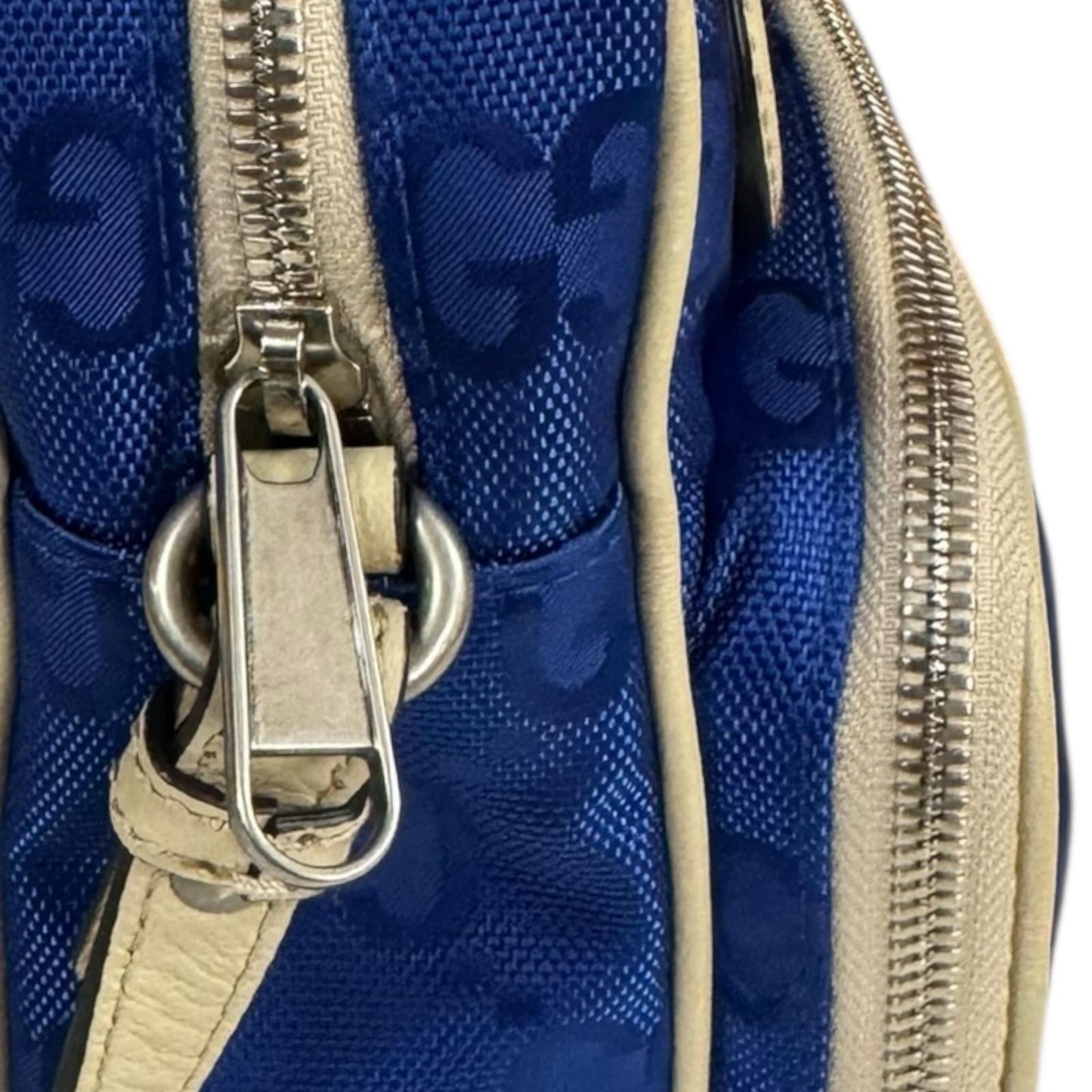 Gucci of the Grid Shoulder Bag Nylon 625850 Blue Unisex Gucci Used Gucci