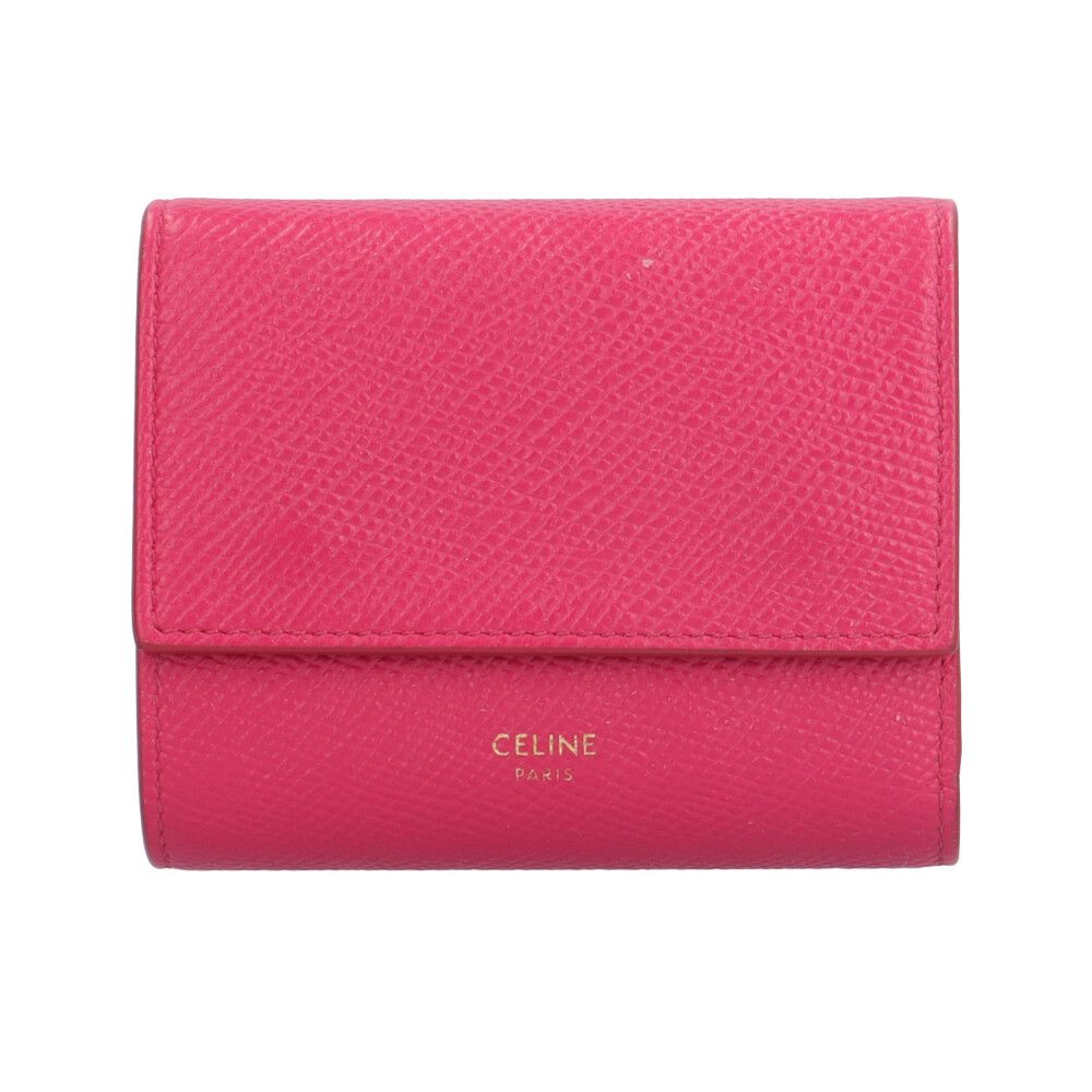 Celine Small Trifold Wallet Trifold Wallet Leather Women's Celine Used Celine