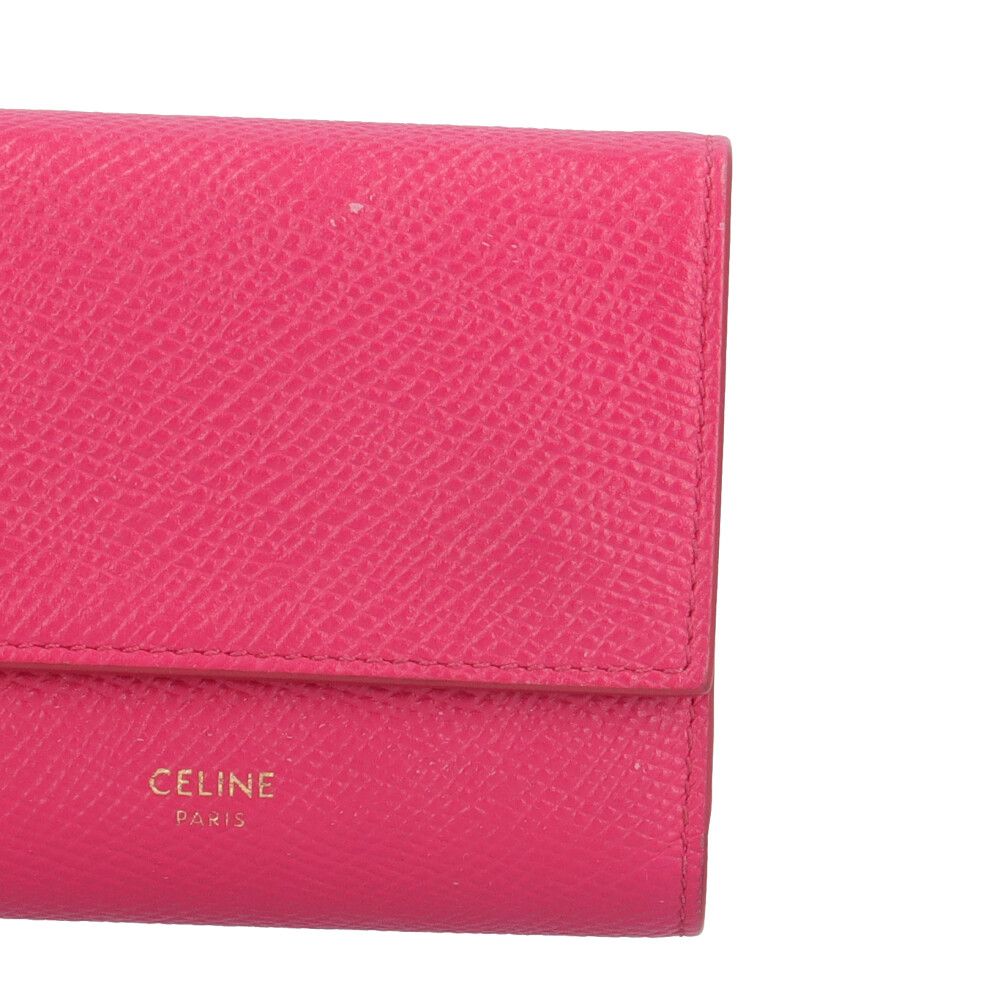 Celine Small Trifold Wallet Trifold Wallet Leather Women's Celine Used Celine