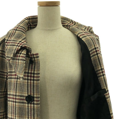 Celine - Wool Belted Logo Button Fly Front Coat - Fully Lined - 38 - Beige -