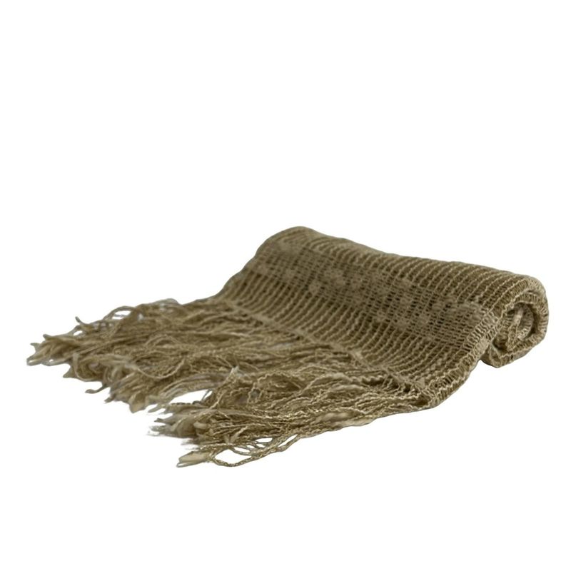 Fendi Shawl - Beige Cotton