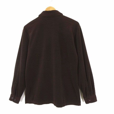 Alfredo Versace Alfredo Versace Fleece Shirt Jacket Long Sleeves M Brown
