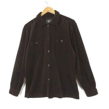 Alfredo Versace Alfredo Versace Fleece Shirt Jacket Long Sleeves M Brown