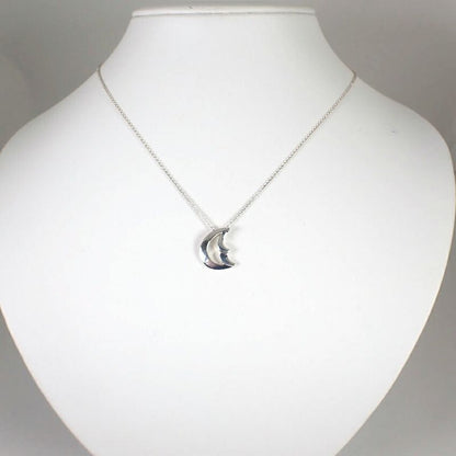 Tiffany & Co 925 Cles Saint Moon Pendant Necklace j105-8