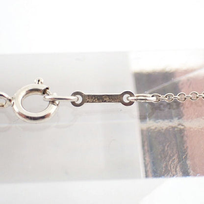 Tiffany & Co 925 Cles Saint Moon Pendant Necklace j105-8
