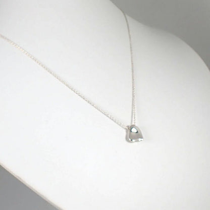 Tiffany & Co 925 Full Heart Pendant Necklace j105-3