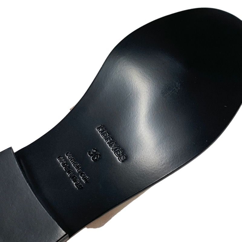 Hermes D'esting Loafers Leather Shoes Suede Pink Unused Moccasin Flat Shoes